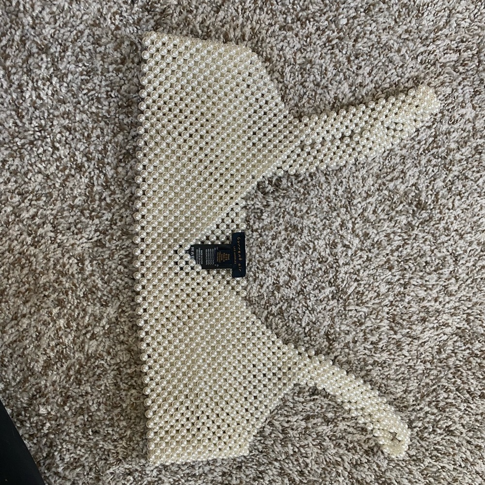 Anthropologie Pearl bralette ONE size fits all